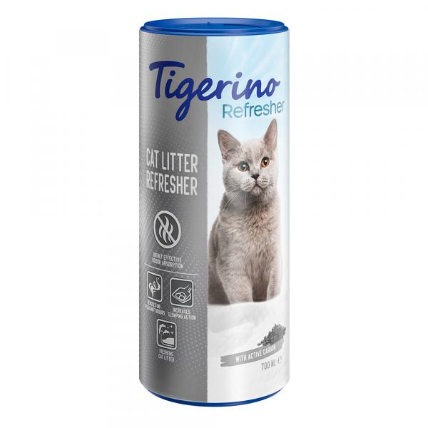 Tigerino Refresher, odświeżacz do kuwety, z naturalną glinką i węglem aktywnym - 3 x 700 ml