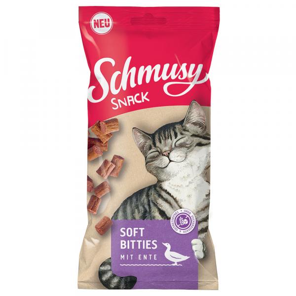 Schmusy Snack Soft Bitties, przysmaki dla kota - Kaczka (60 g)