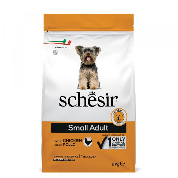Schesir Dog Small Adult z kurczakiem - 2 kg