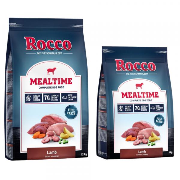 12 kg + 1 kg gratis! Rocco Mealtime, karma sucha dla psa, 13 kg - Mealtime, jagnięcina