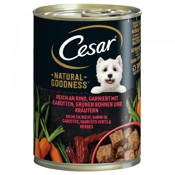 Cesar Natural Goodness - Wołowina, 6 x 400 g