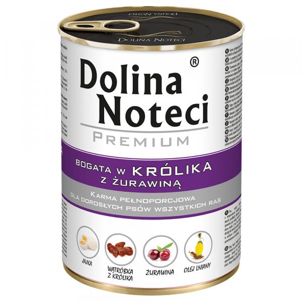 Dolina Noteci Premium, 24 x 400 g - Królik z żurawiną