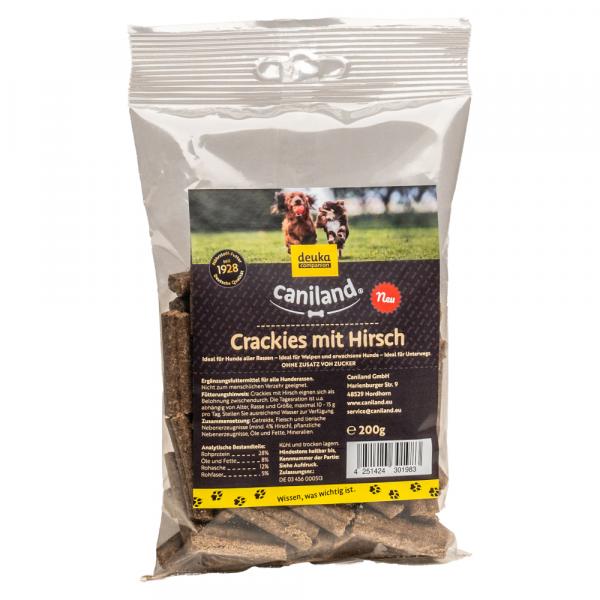 Caniland Crackies - Jeleń, 200 g