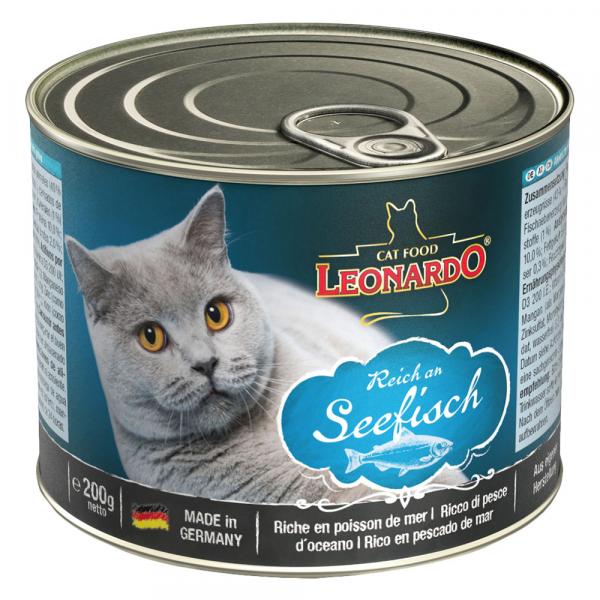 Megapakiet Leonardo All Meat, 24 x 200 g - Ryba morska