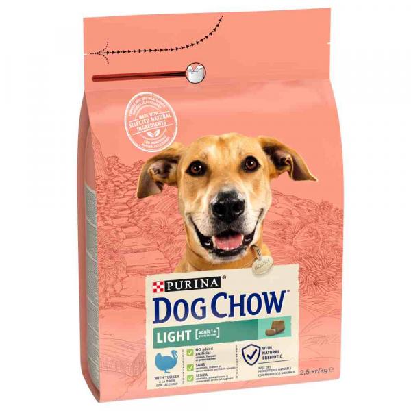 PURINA Dog Chow Adult Light, indyk - 2 x 2,5 kg