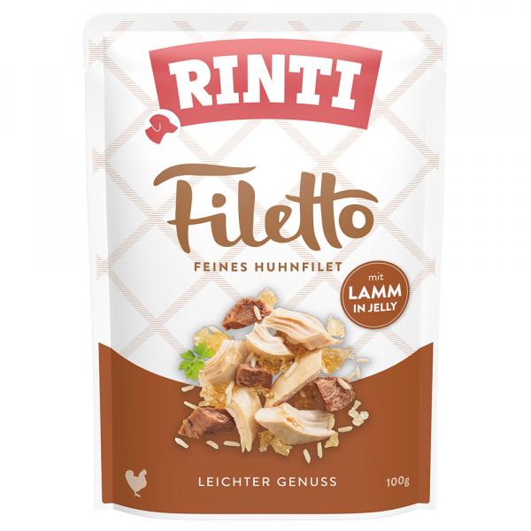 RINTI Filetto w galarecie, saszetki, 24 x 100 g - Kurczak z jagnięciną