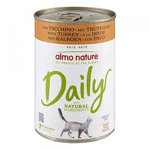 5 + 1 gratis! Almo Nature Daily Menu, karma mokra dla kota, 6 x 400 g - Indyk