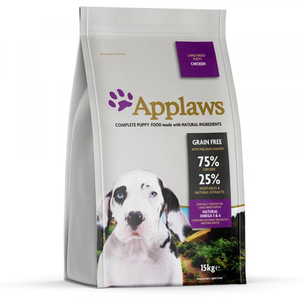 Applaws Puppy dla dużych ras, kurczak - 15 kg