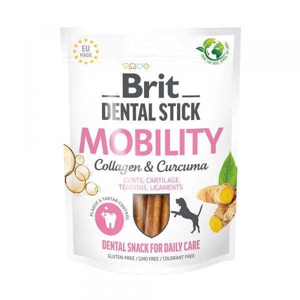 Brit Dental Stick Mobility z kurkumą i kolagenem - 3 x 251 g (21 sztuk)