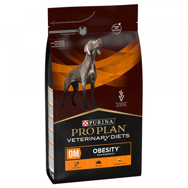 2x zooPunkty! Purina Pro Plan Veterinary Diets, karma sucha, różne rodzaje - OM Obesity Management, 3 kg