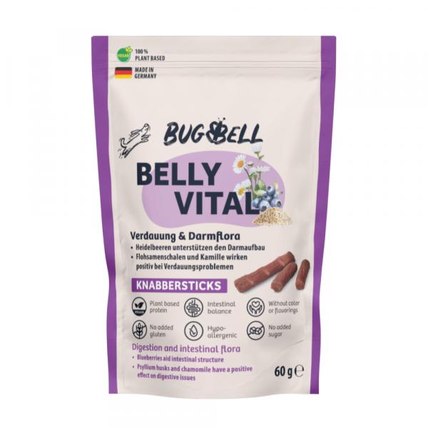 BugBell pałeczki do gryzienia Belly Vital - 60 g
