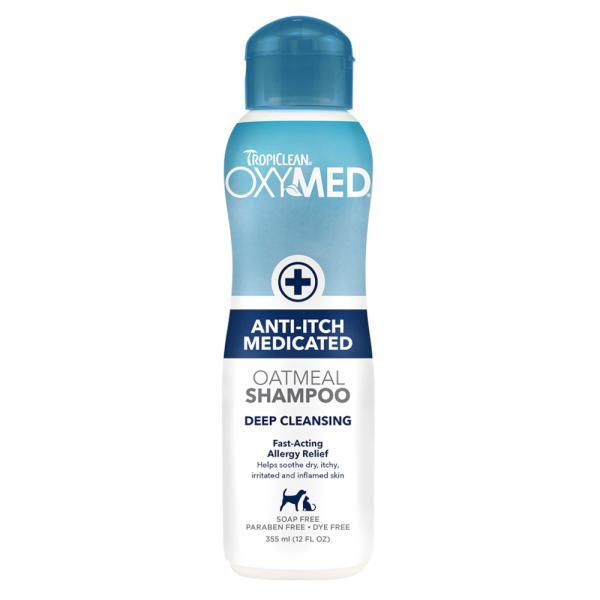 TropiClean OxyMed szampon przeciwświądowy - 355 ml