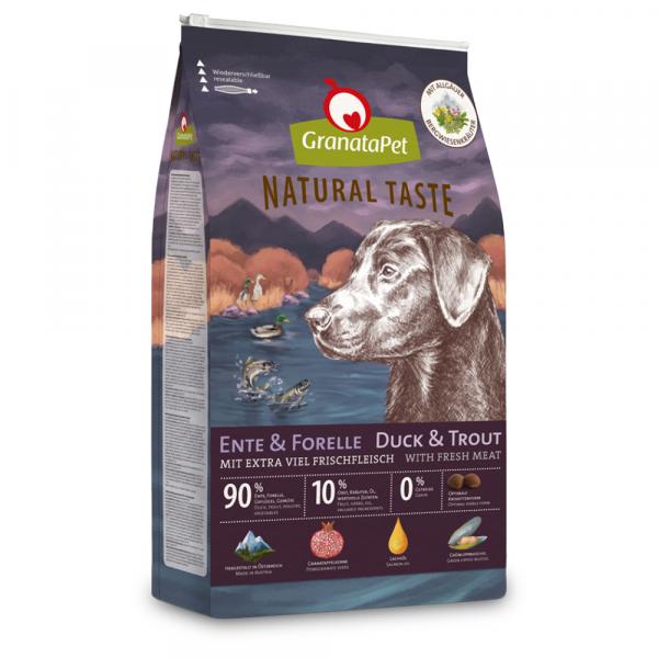 GranataPet Natural Taste, kaczka i pstrąg - 2 x 12 kg