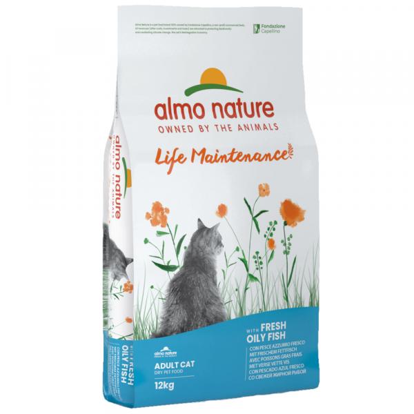 Dwupak Almo Nature Holistic, 2 x 12 kg - Tłusta ryba z ryżem