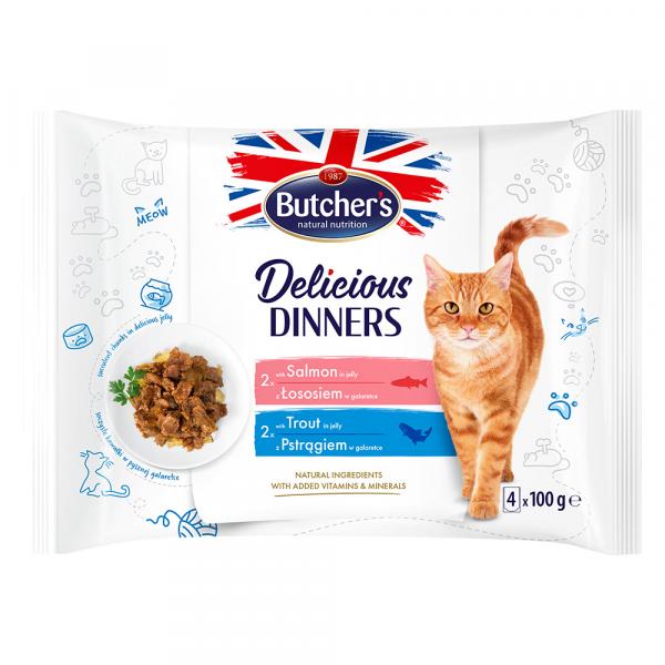 Butcher's Delicious Dinners, 32 x 100 g - Pakiet mieszany II