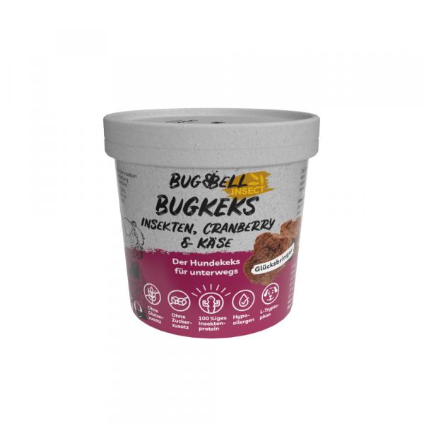 BugBell BugKeks Adult, owady, żurawina i ser - 150 g
