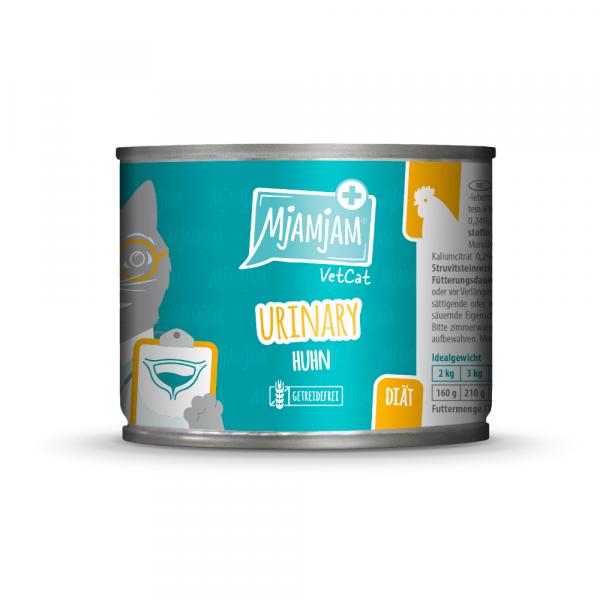 MjAMjAM VetCat Urinary, 6 x 200 g - Kurczak