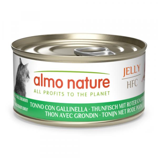 Korzystny pakiet Almo Nature HFC w galarecie, 24 x 70 g - Tuńczyk z czerwonym kurkiem