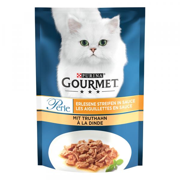Gourmet Perle, w sosie, 26 x 85 g - Indyk
