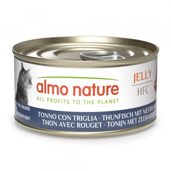 Almo Nature HFC w galarecie, 6 x 70 g - Tuńczyk z barweną
