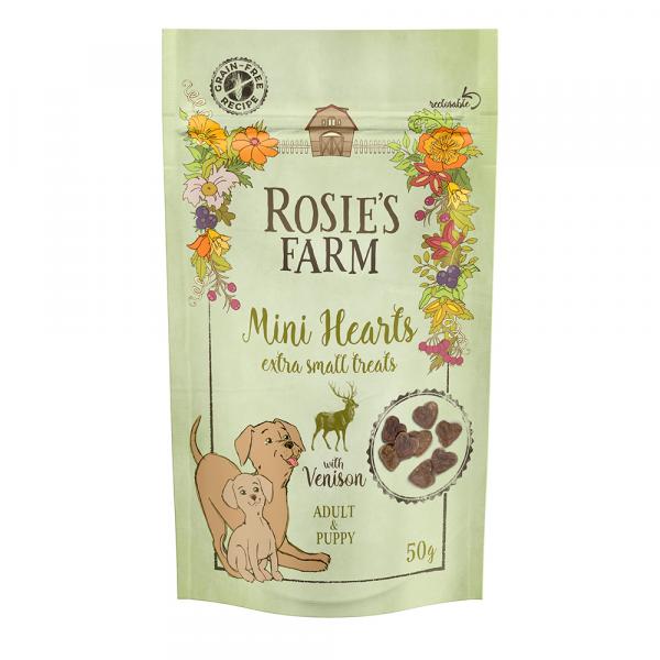 2 + 1 gratis! Rosie's Farm, przysmaki, 3 x 50 g / 70 g - Snacks Puppy & Adult \