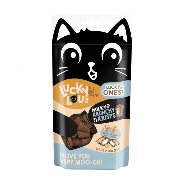 Lucky Lou Krunchy Krisps - 60 g, mleko