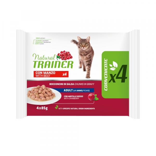 Natural Trainer Adult - Wołowina, 60 x 85 g