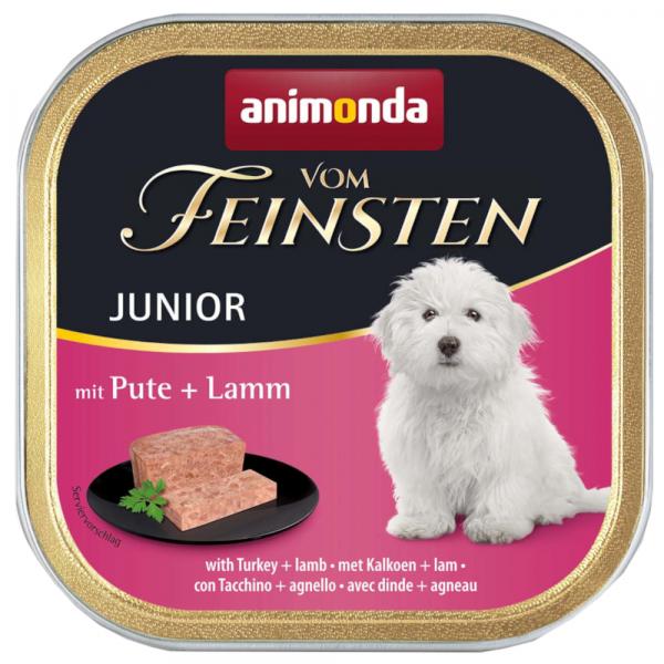 Megapakiet animonda vom Feinsten Junior, 24 x 150 g - Indyk i jagnięcina