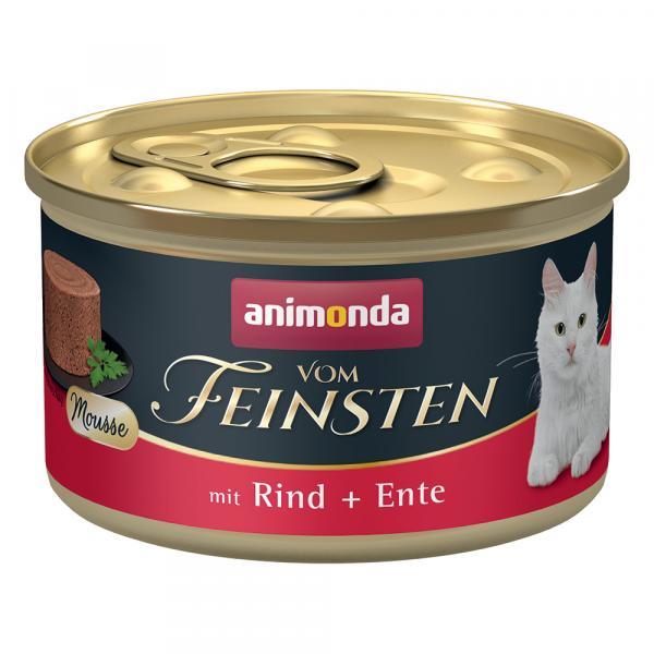 Animonda vom Feinsten Adult, 12 x 85 g - Wołowina i drób