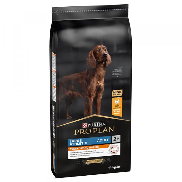 Dwupak PURINA PRO PLAN - Large Adult Athletic Optibalance, kurczak i ryż, 2 x 14 kg