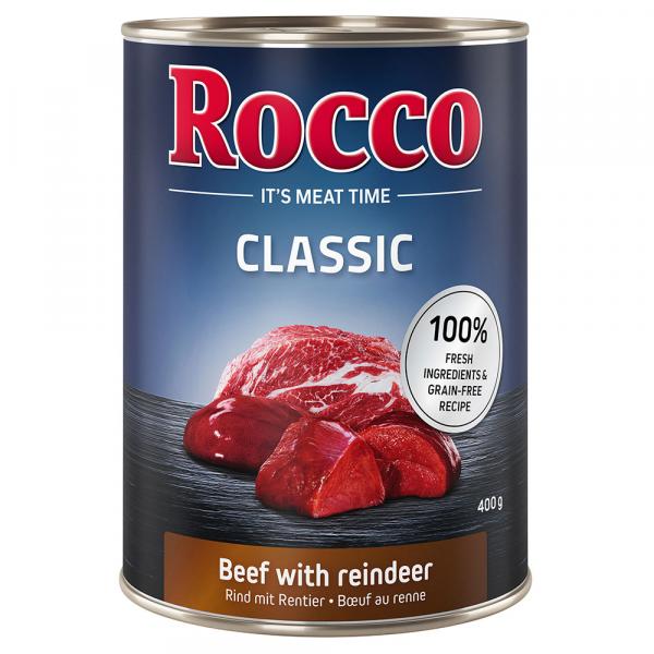 Rocco Classic, 6 x 400 g - Wołowina i renifer