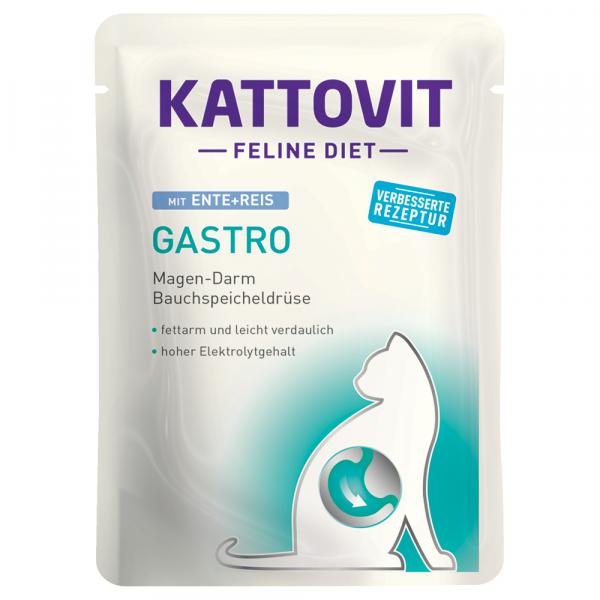 Kattovit Gastro w saszetkach - Kaczka z ryżem, 24 x 85 g