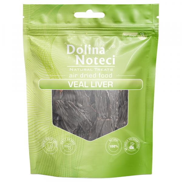 Dolina Noteci Natural Treats, wątroba cielęca - 3 x 150 g