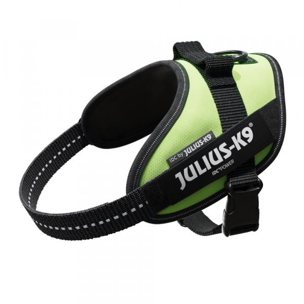 Julius-K9 IDC® Power Neon Green szelki dla psa - Rozm. S: obw. klatki piersiowej 49 - 67 cm