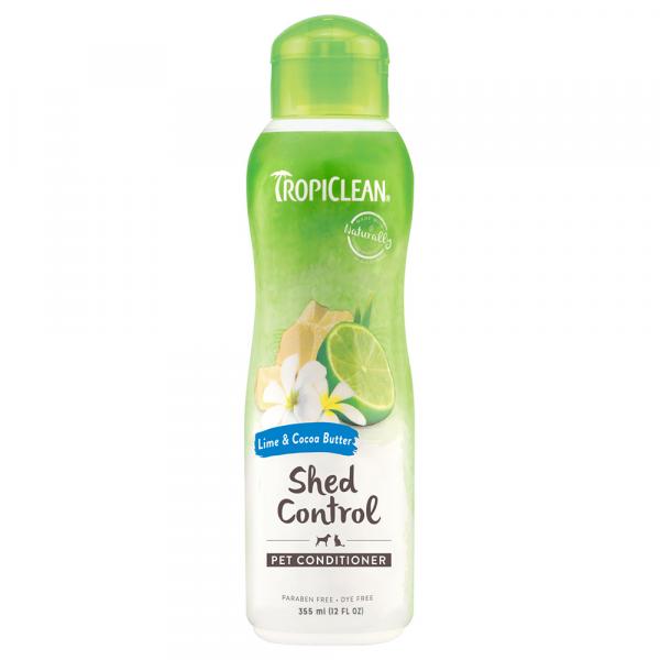 TropiClean Shed Control Lime & Cocoa, szampon dla psów i kotów - 355 ml