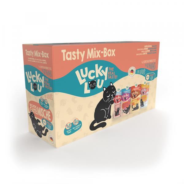 Pakiet mieszany Lucky Lou Adult, 12 x 125 g - Tasty Mix