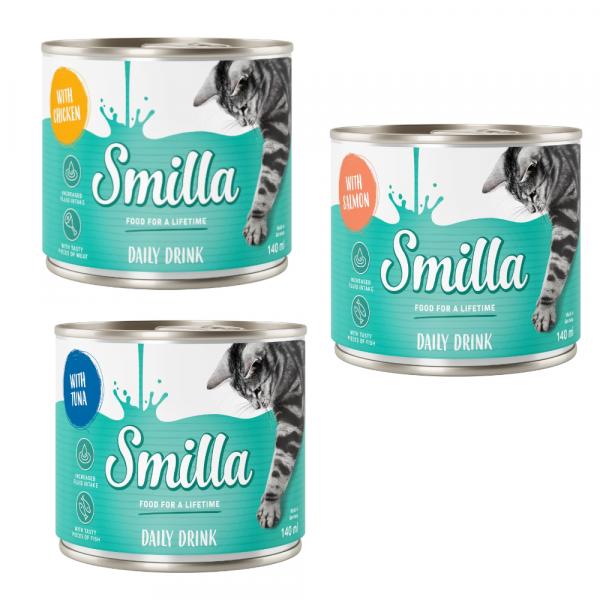 Smilla napój dla kota, pakiet mieszany - 24 x 140 ml