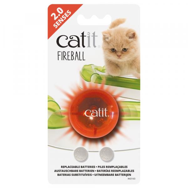 Catit Design Senses, tor do zabawy - Fireball, pomarańczowa piłka