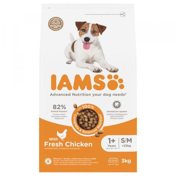 IAMS Advanced Nutrition Adult Small & Medium Dog, kurczak - 2 x 3kg
