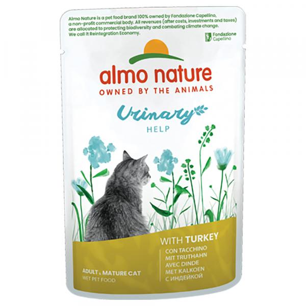 Almo Nature Holistic Urinary Help - Z indykiem (24 x 70 g)