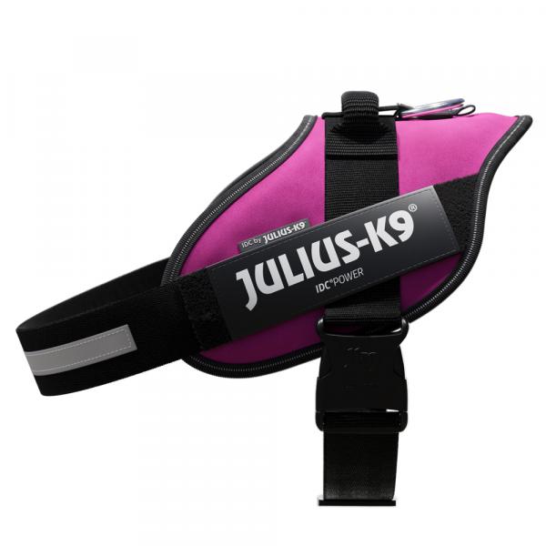 Julius-K9 IDC Power szelki dla psa, ciemnoróżowe - Rozmiar XL: Obwód klatki 71 - 96 cm