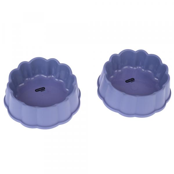 Zooplus Basics miski dla kotów, okrągłe - 2 x 300 ml