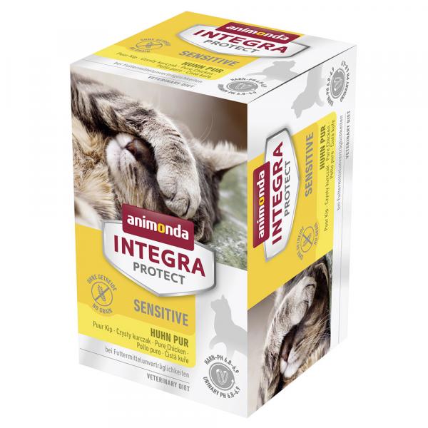 Animonda Integra Protect Adult Sensitive, tacki, 6 x 100 g - Kurczak