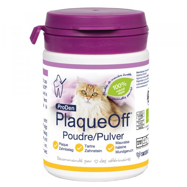 ProDen PlaqueOff Bio do pielęgnacji zębów dla kota - PlaqueOff proszek, 40 g