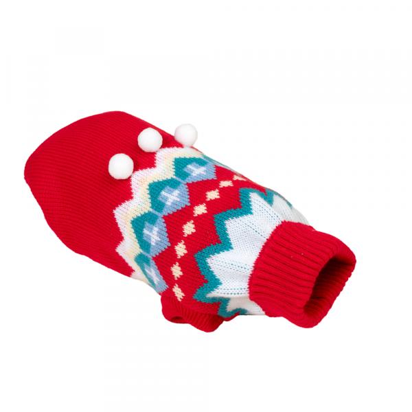 TIAKI zimowy sweter dla psa - Rozmiar M: ok. 30,5 cm długość grzbietu