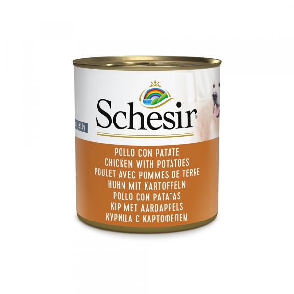 Schesir, karma w puszkach, 6 x 285 g - Kurczak z ziemniakami