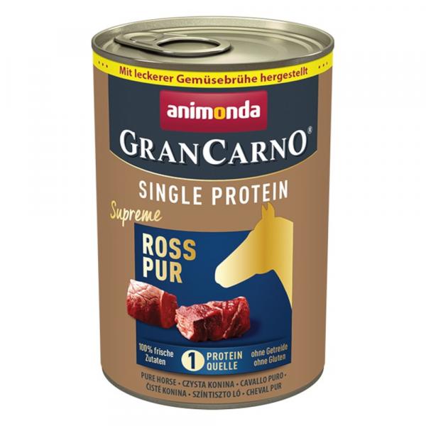 Animonda GranCarno Adult Single Protein Supreme, 6 x 400 g - Konina