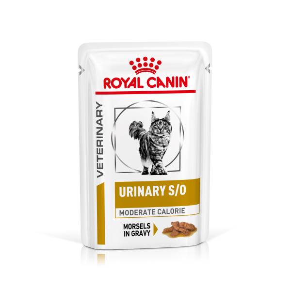 Royal Canin Veterinary Feline Urinary S/O Moderate Calorie w sosie - 24 x 85 g