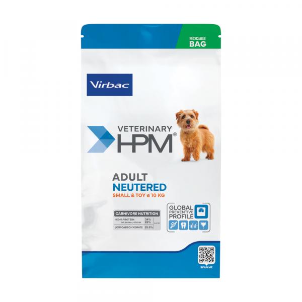 Virbac Veterinary HPM Adult Neutered Small & Toy dla psów - 2 x 7 kg
