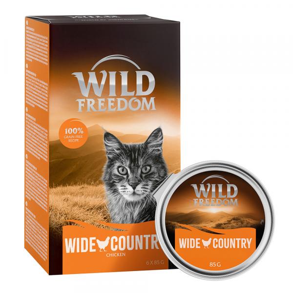 Pakiet Wild Freedom Adult, tacki, 12 x 85 g - Wide Country, kurczak